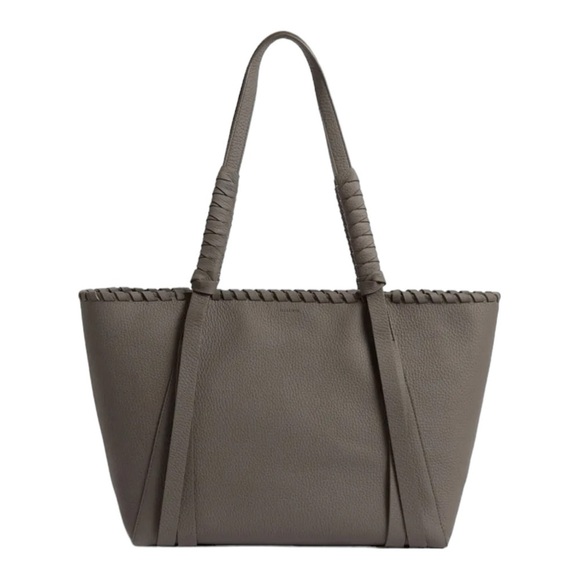AllSaints Storm Grey Kepi Small East West Tote